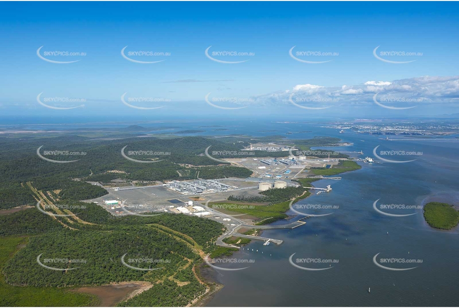 Australia Pacific LNG Curtis Island QLD Aerial Photography