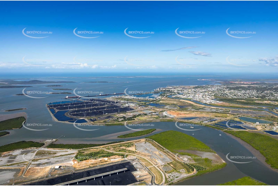RG Tanna Coal Terminal Gladstone QLD Aerial Photography
