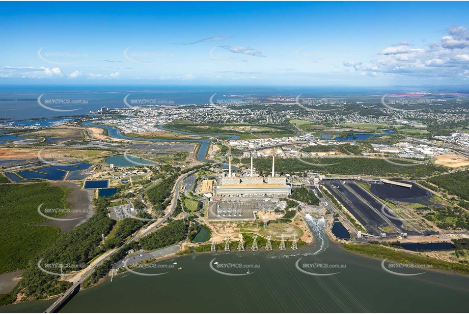 NRG Gladstone Power Station Callemondah QLD Aerial Photography