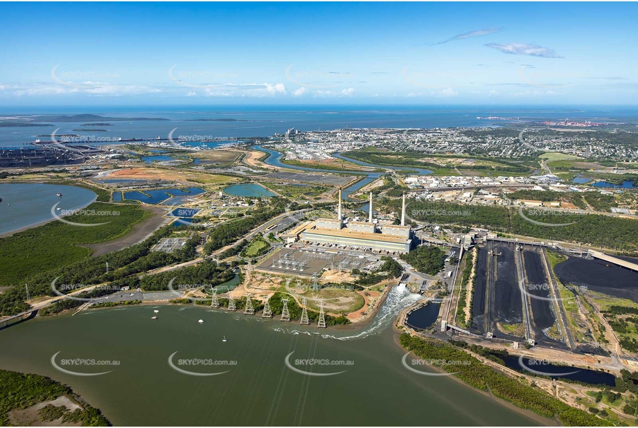 NRG Gladstone Power Station Callemondah QLD Aerial Photography