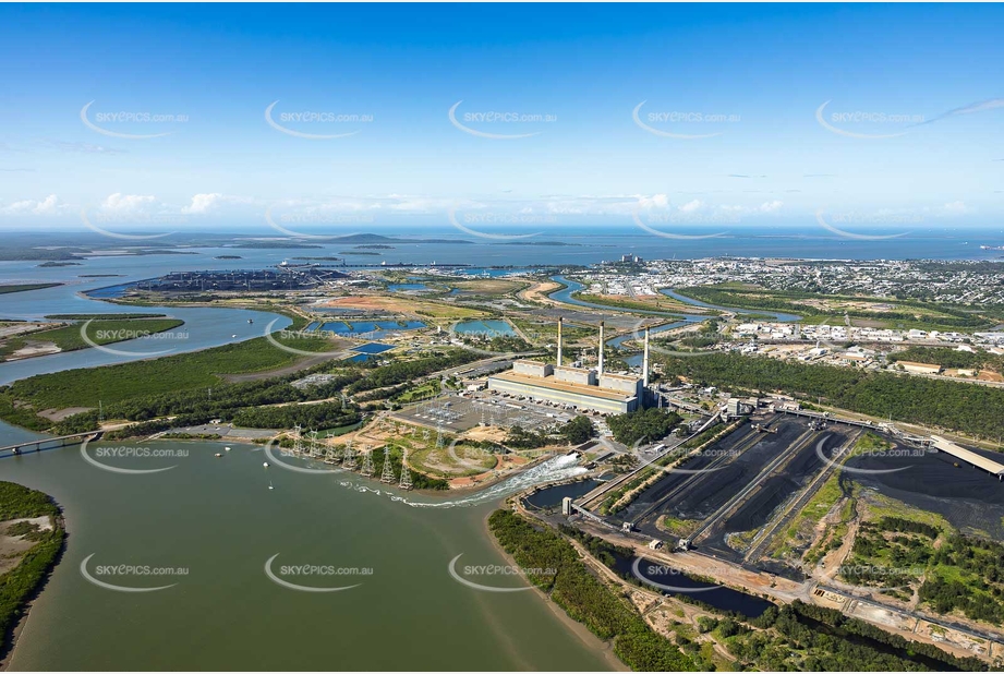 NRG Gladstone Power Station Callemondah QLD Aerial Photography
