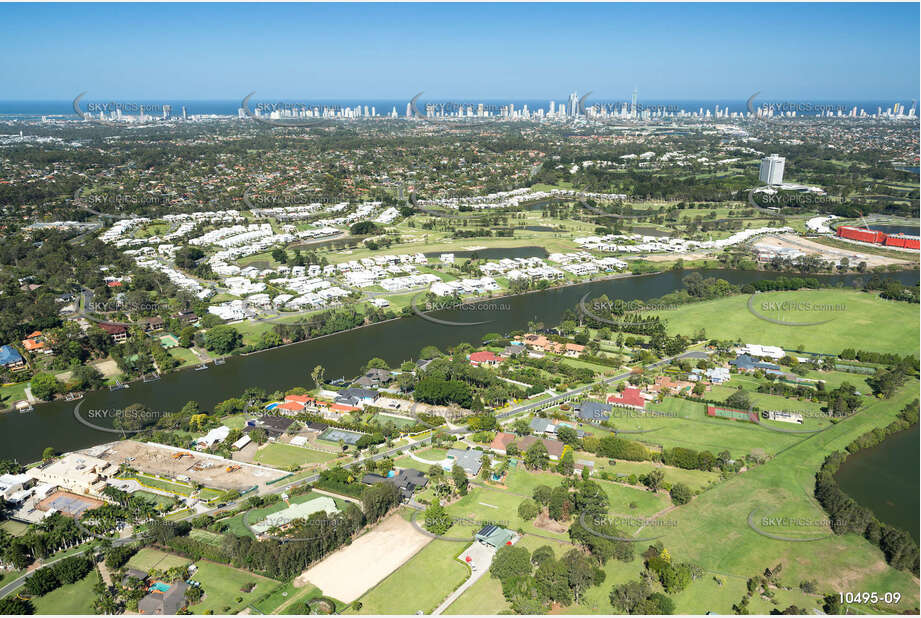 Aerial Photo Carrara QLD Aerial Photography