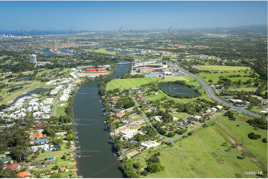 Aerial Photo Carrara QLD Aerial Photography
