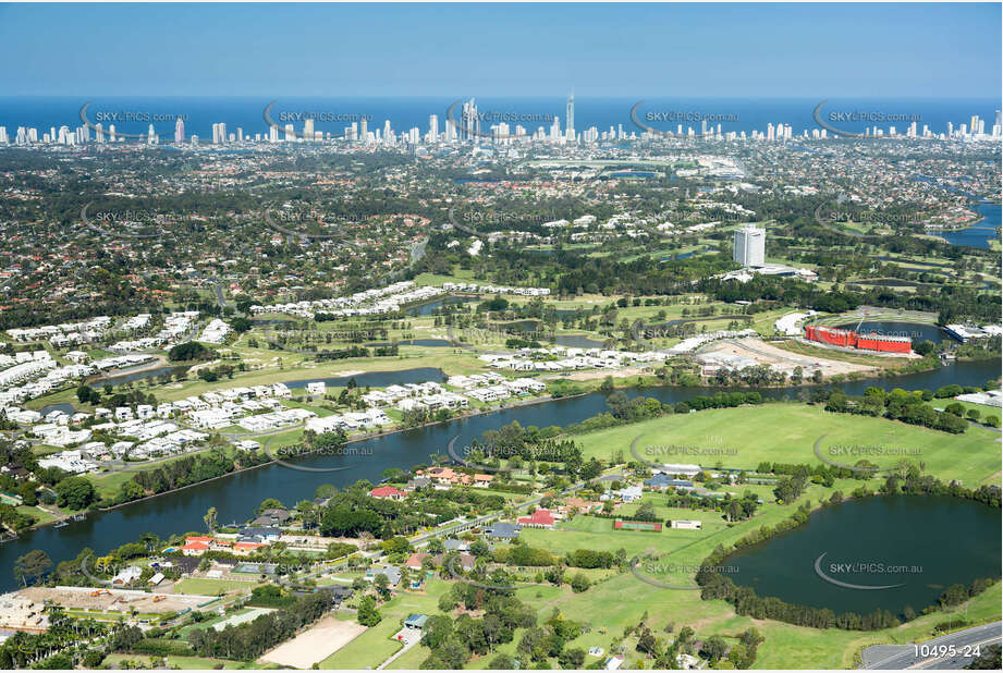 Aerial Photo Carrara QLD Aerial Photography