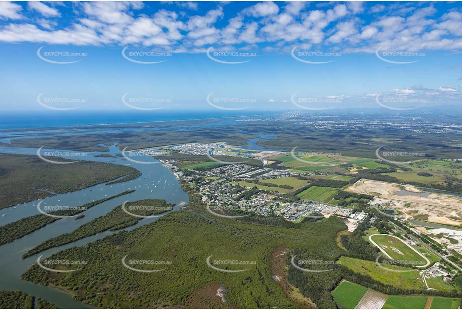 Aerial Photo Jacobs Well QLD Aerial Photography