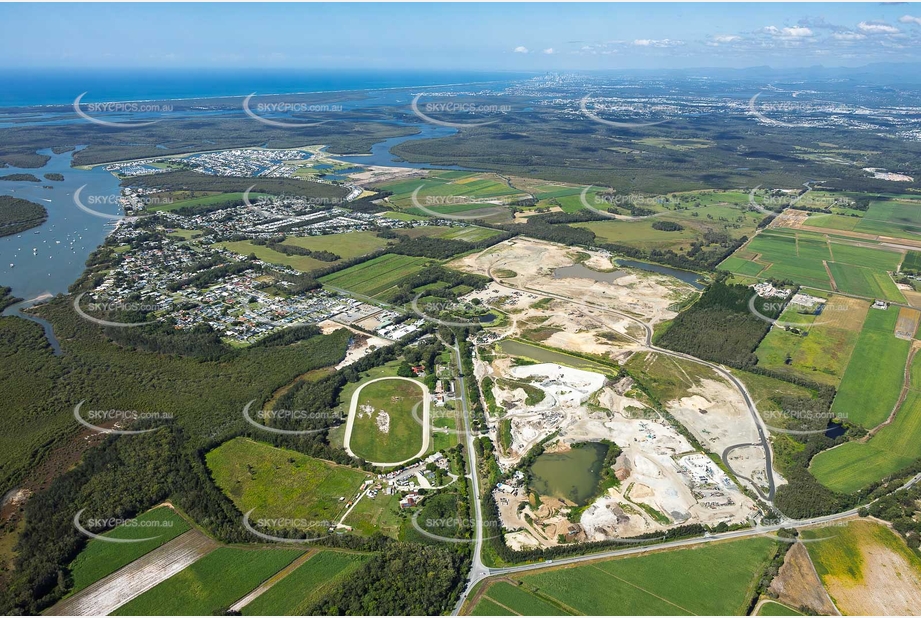 Aerial Photo Jacobs Well QLD Aerial Photography