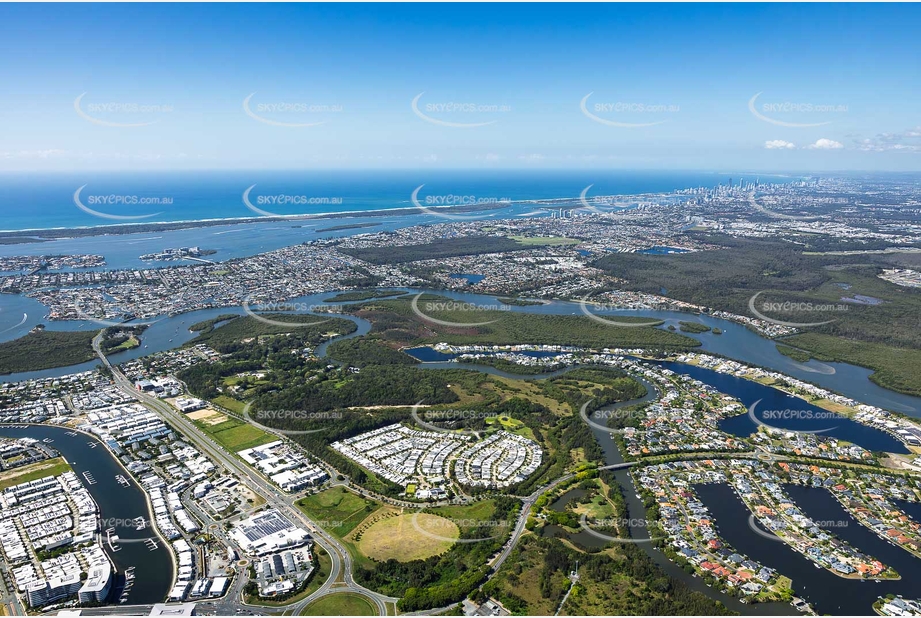 Aerial Photo Hope Island QLD Aerial Photography