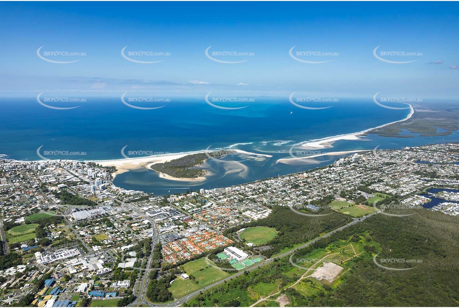 Aerial Photo Golden Beach QLD Aerial Photography