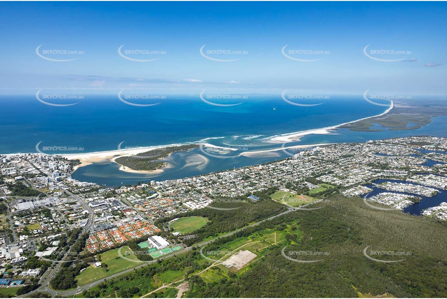 Aerial Photo Golden Beach QLD Aerial Photography