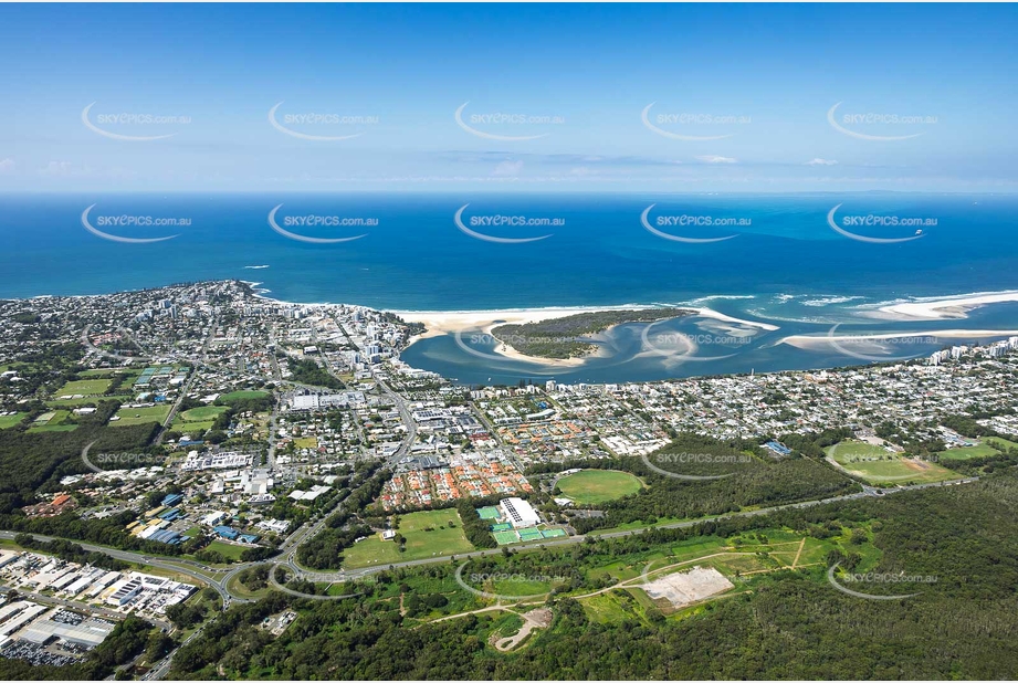 Aerial Photo Golden Beach QLD Aerial Photography