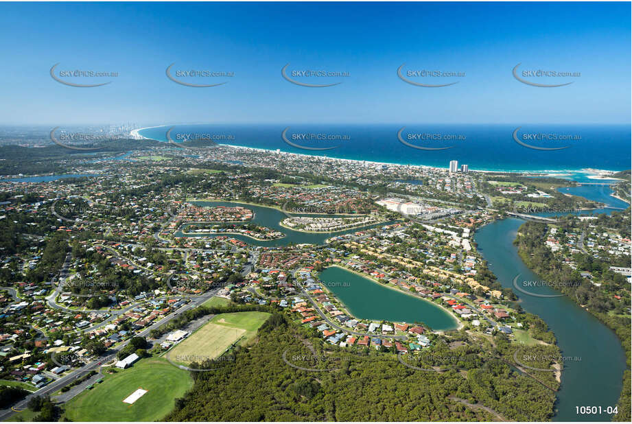 Aerial Photo Currumbin Waters QLD Aerial Photography