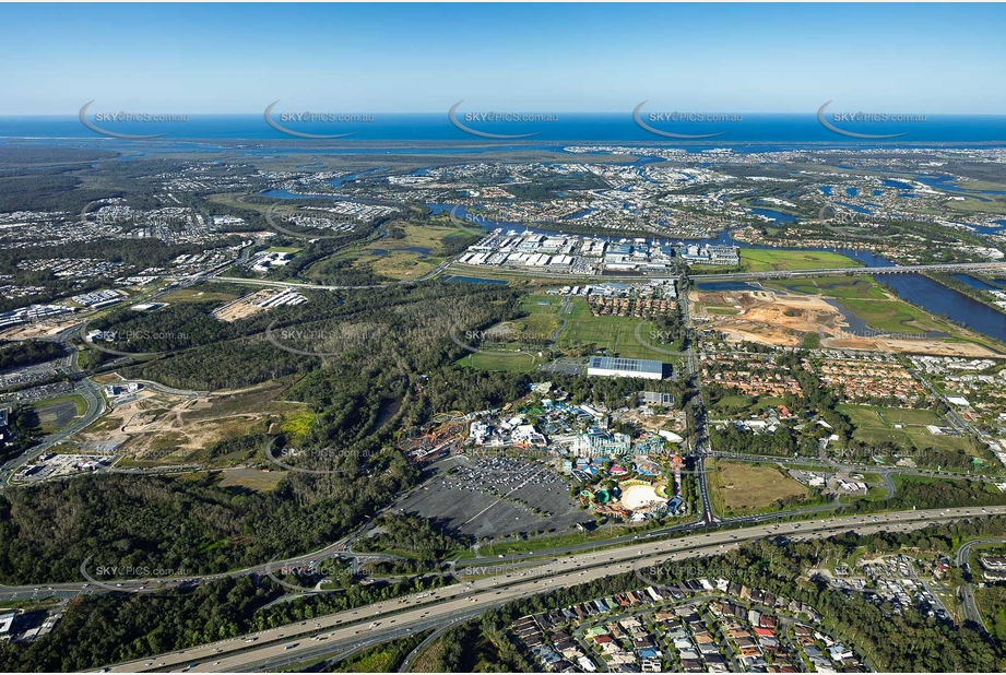 Dreamworld Coomera QLD Aerial Photography
