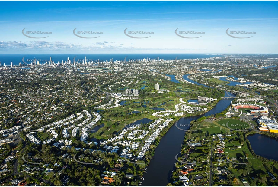 Royal Pines Benowa QLD Aerial Photography
