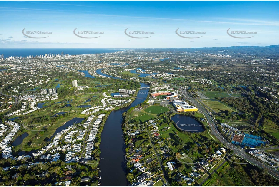 Aerial Photo Carrara QLD Aerial Photography