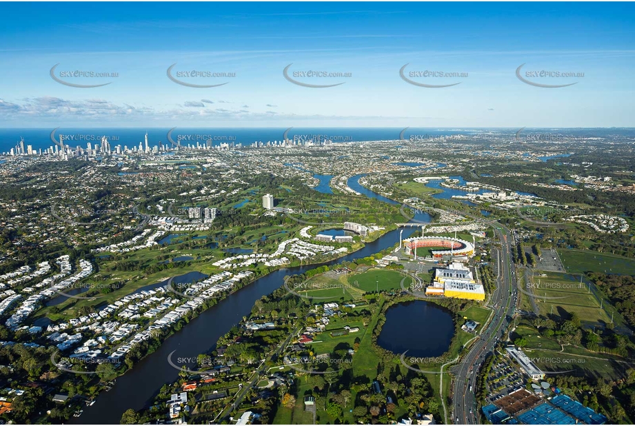 Aerial Photo Carrara QLD Aerial Photography