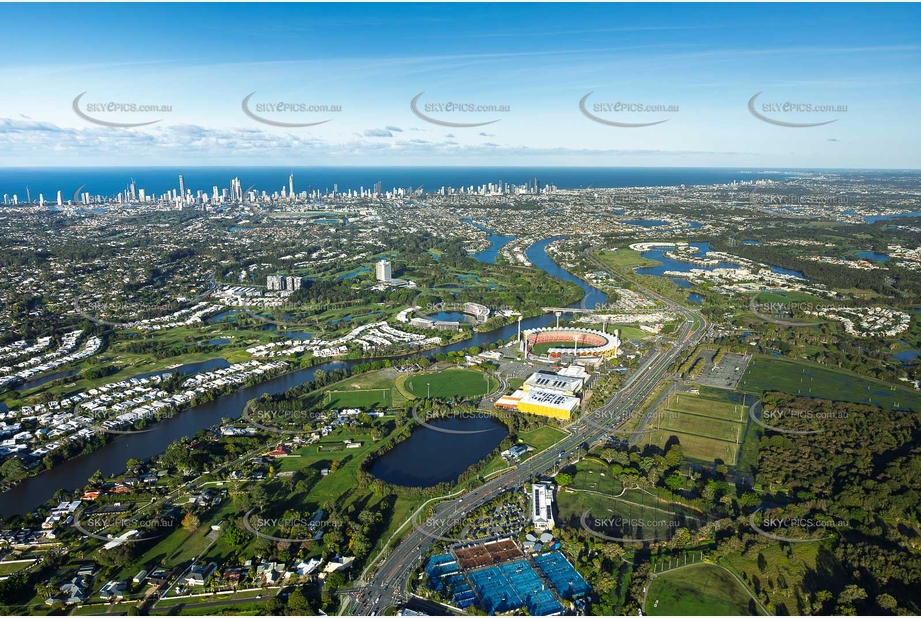 Aerial Photo Carrara QLD Aerial Photography