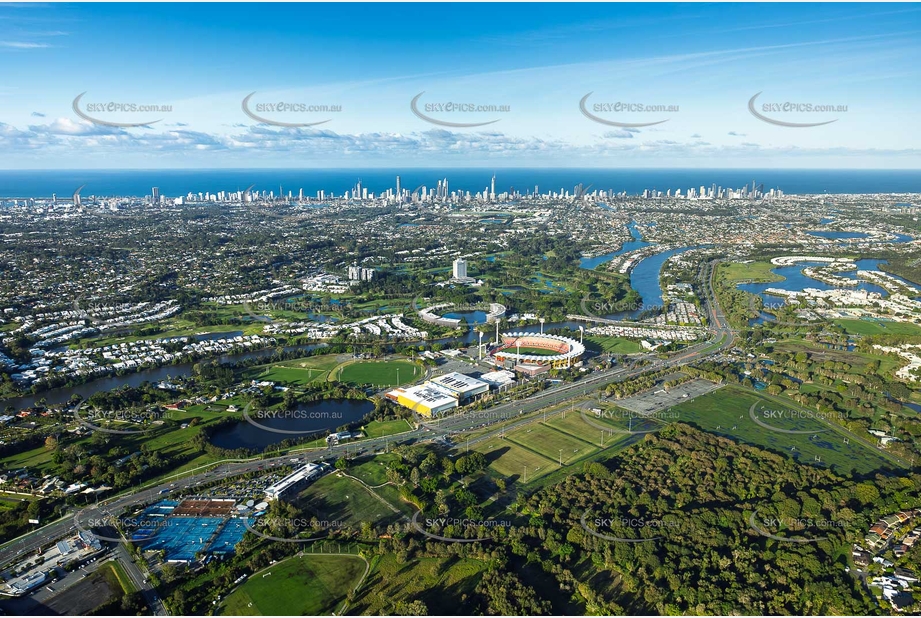 Aerial Photo Carrara QLD Aerial Photography