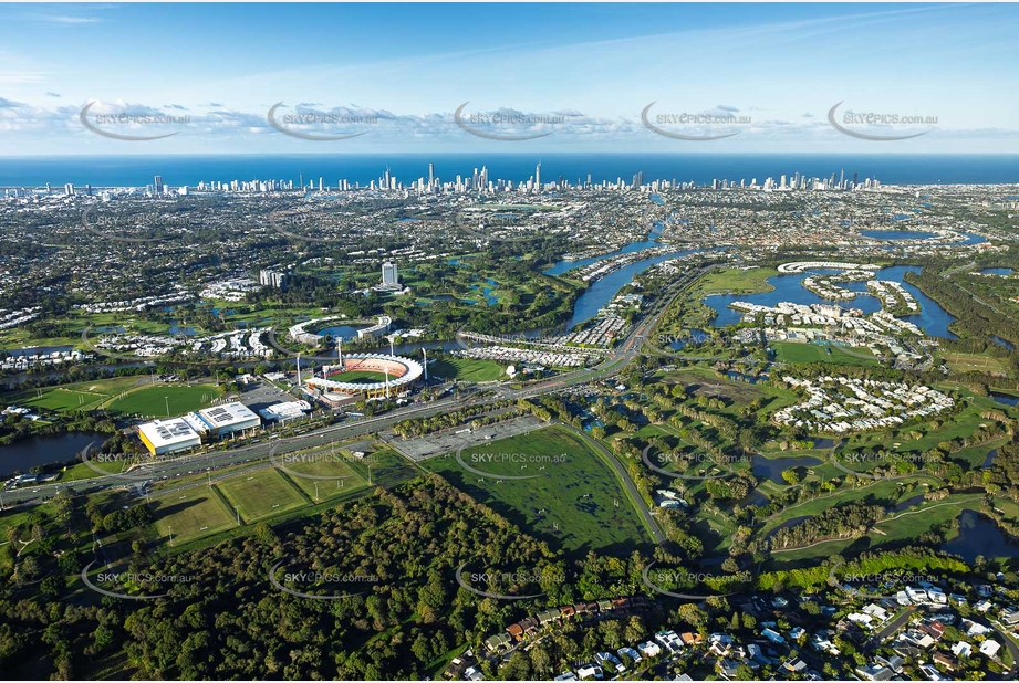 Aerial Photo Carrara QLD Aerial Photography
