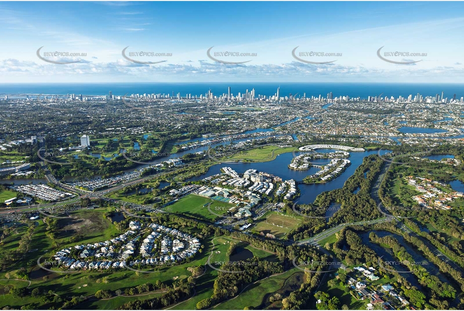 Aerial Photo Carrara QLD Aerial Photography