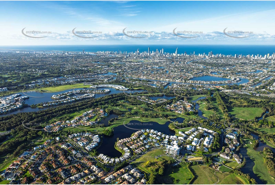 Palm Meadows Carrara QLD Aerial Photography