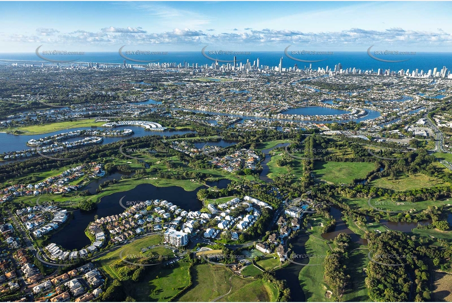Palm Meadows Carrara QLD Aerial Photography
