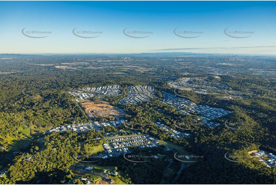Early Morning Bahrs Scrub QLD Aerial Photography