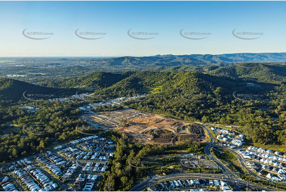 Early Morning Bahrs Scrub QLD Aerial Photography