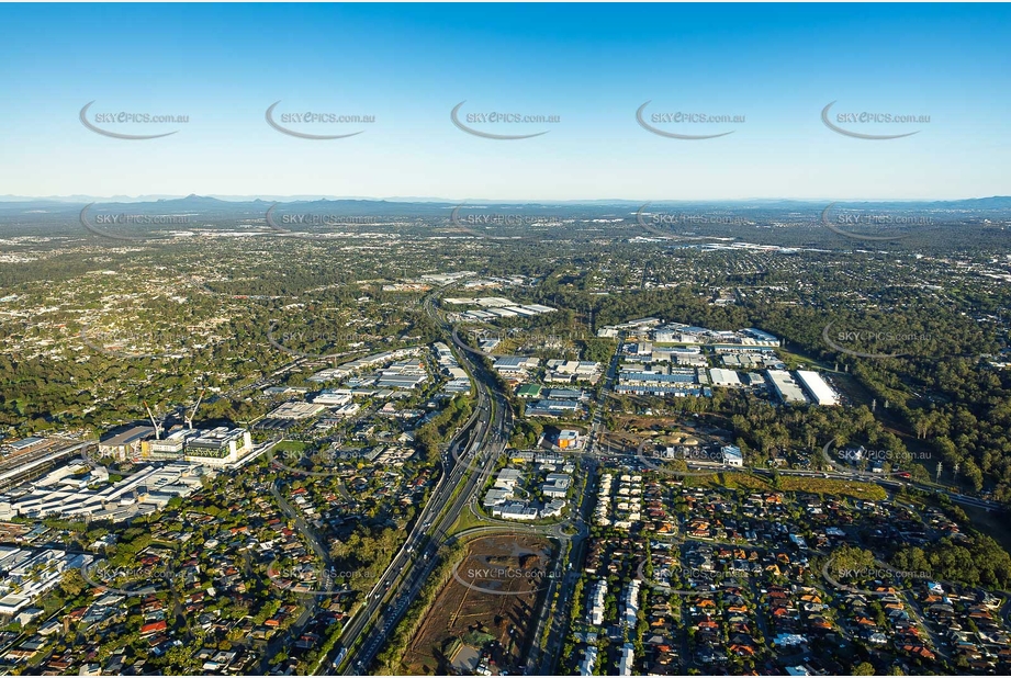 Early Morning Meadowbrook QLD Aerial Photography