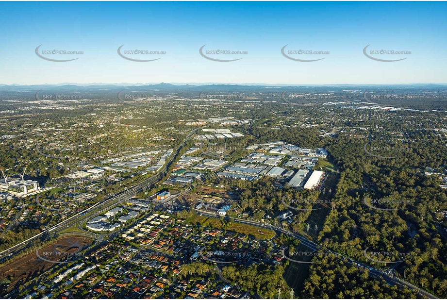 Early Morning Meadowbrook QLD Aerial Photography