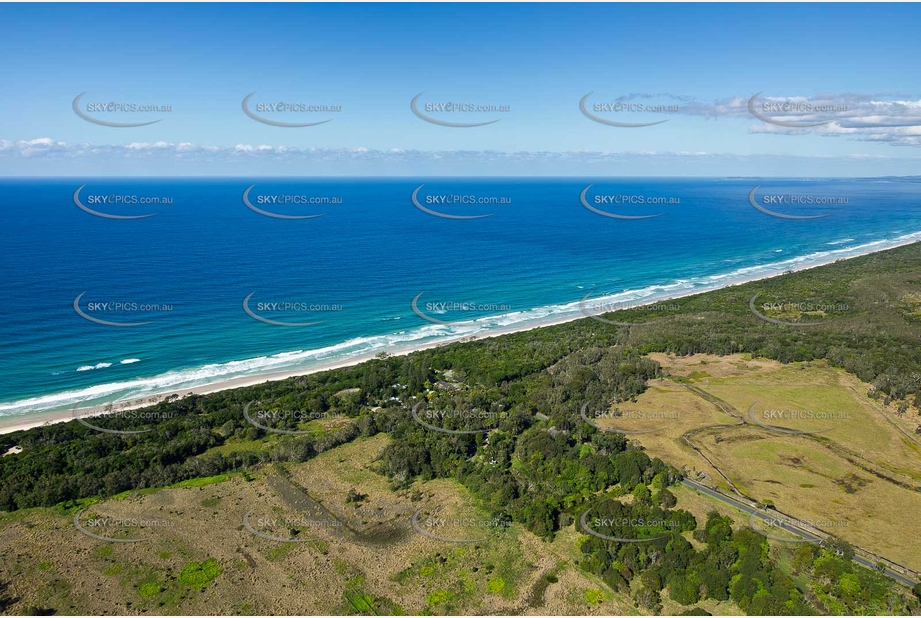 Aerial Photo Wooyung Beach Holiday Park
