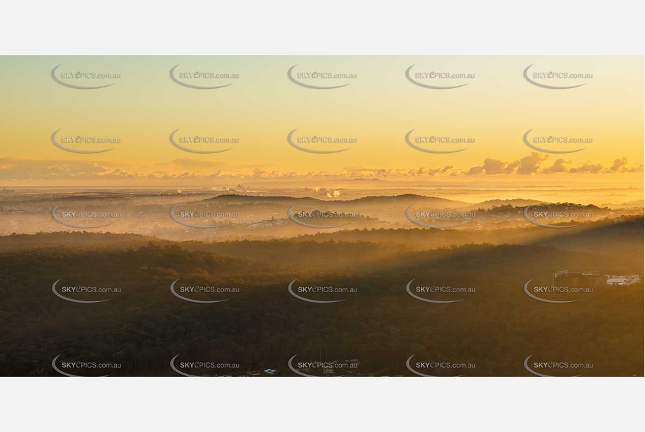 Early Morning Aerial Photo Nathan QLD