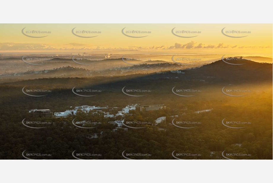 Early Morning Aerial Photo Griffith University Nathan Campus
