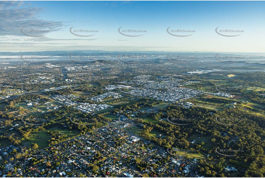 Early Morning Aerial Photo Rochedale QLD