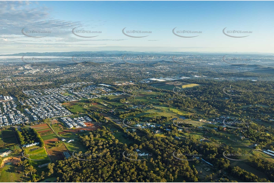 Early Morning Aerial Photo Rochedale QLD