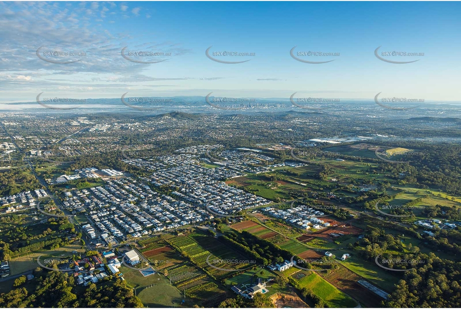 Early Morning Aerial Photo Rochedale QLD