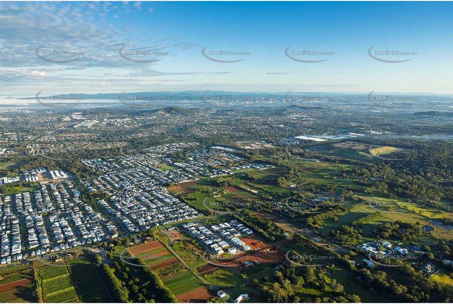 Early Morning Aerial Photo Rochedale QLD