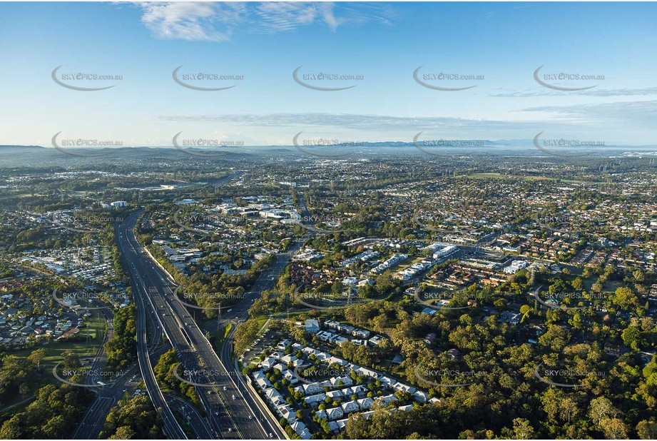 Early Morning Aerial Photo Eight Mile Plains QLD