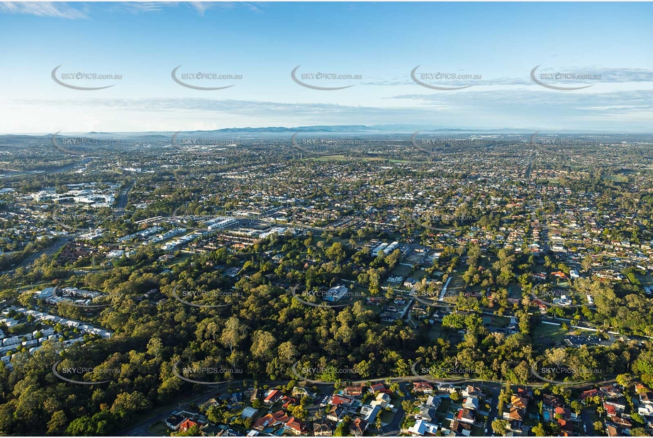 Early Morning Aerial Photo Eight Mile Plains QLD
