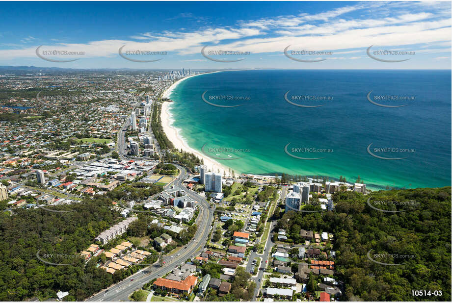 Aerial Photo Burleigh Heads QLD Aerial Photography