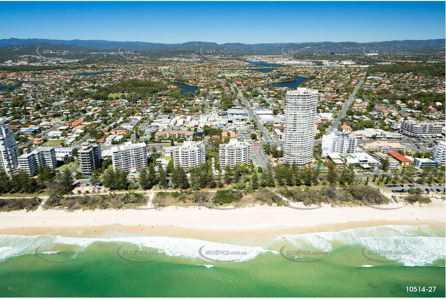 Aerial Photo Burleigh Heads QLD Aerial Photography