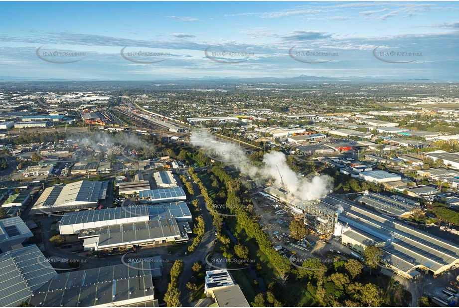 Early Morning Aerial Photo Coopers Plains QLD