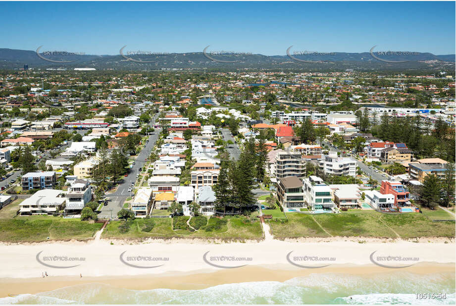 Aerial Photo Mermaid Beach QLD Aerial Photography
