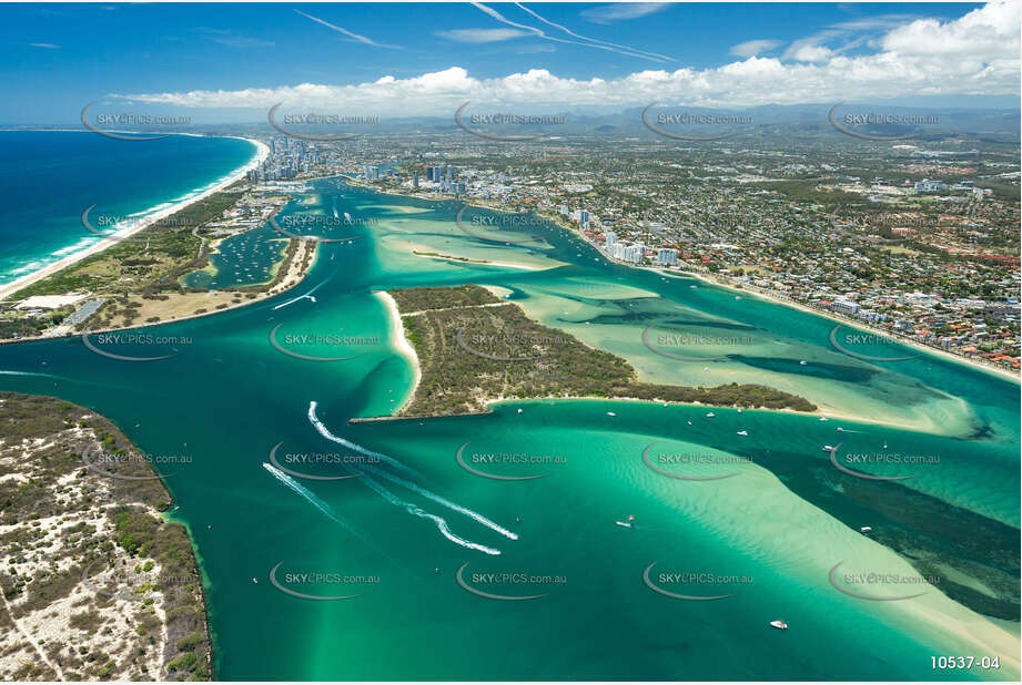 Aerial Photo The Broadwater QLD Aerial Photography