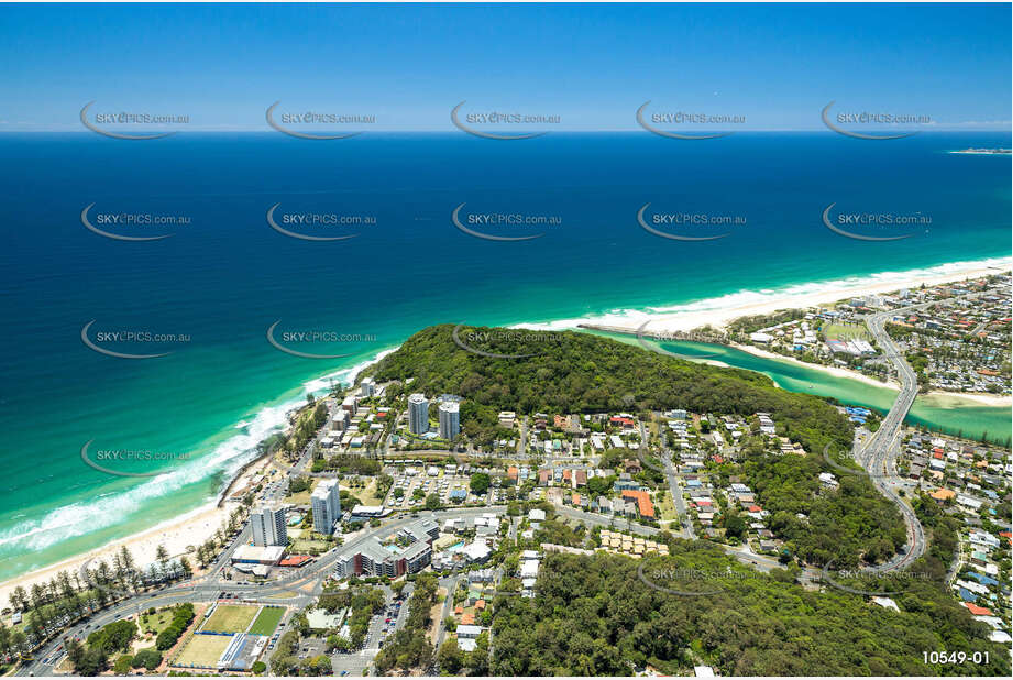 Aerial Photo Burleigh Heads QLD Aerial Photography