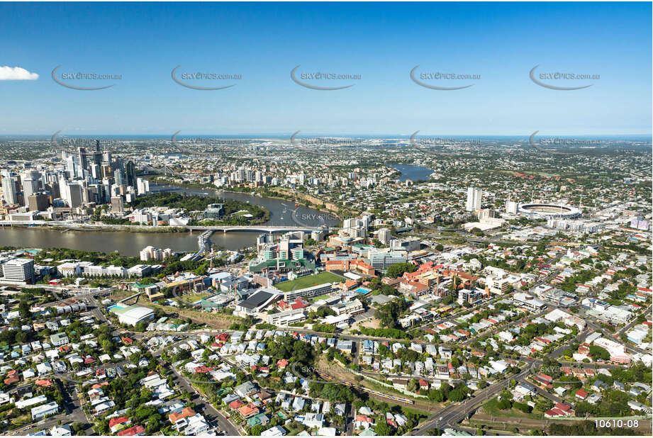 Aerial Photo South Brisbane QLD Aerial Photography