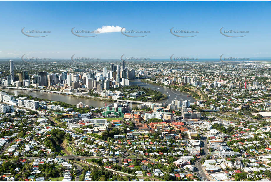 Aerial Photo South Brisbane QLD Aerial Photography