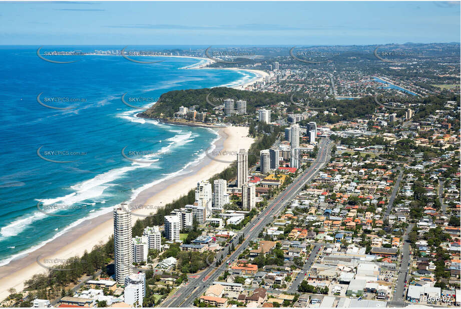 Aerial Photo Burleigh Heads QLD Aerial Photography