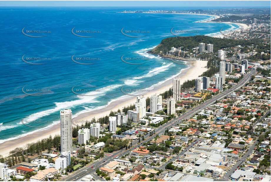 Aerial Photo Burleigh Heads QLD Aerial Photography