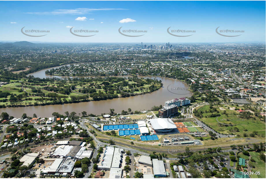 Queensland Tennis Centre Tennyson Aerial Photography