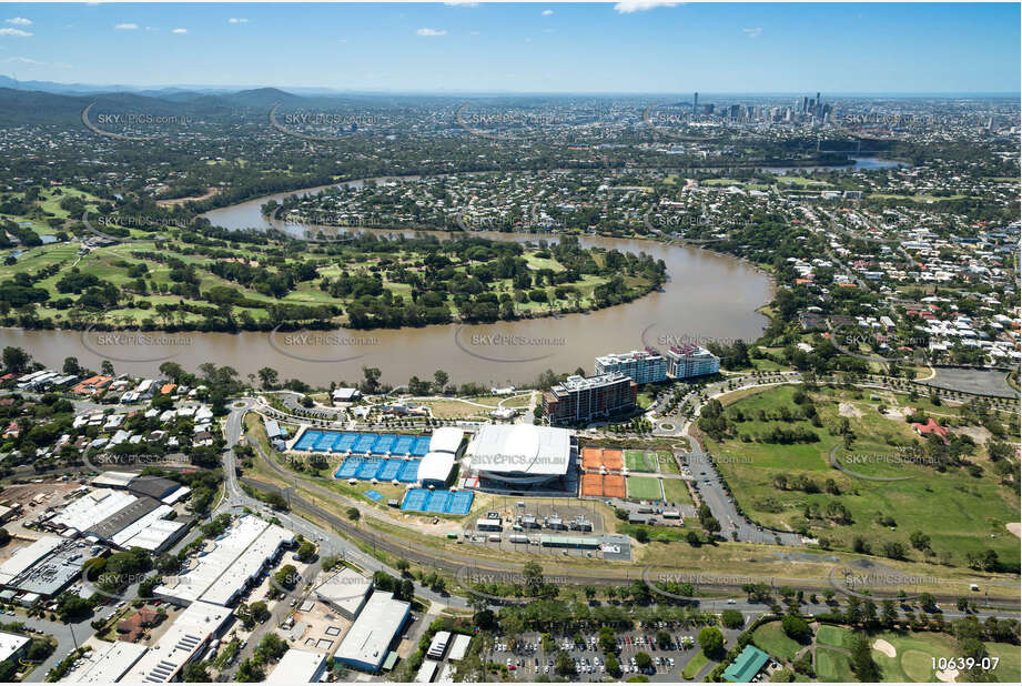 Queensland Tennis Centre Tennyson Aerial Photography